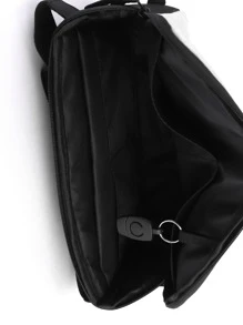 Men Letter Graphic Bum Bag - Grey - View 5