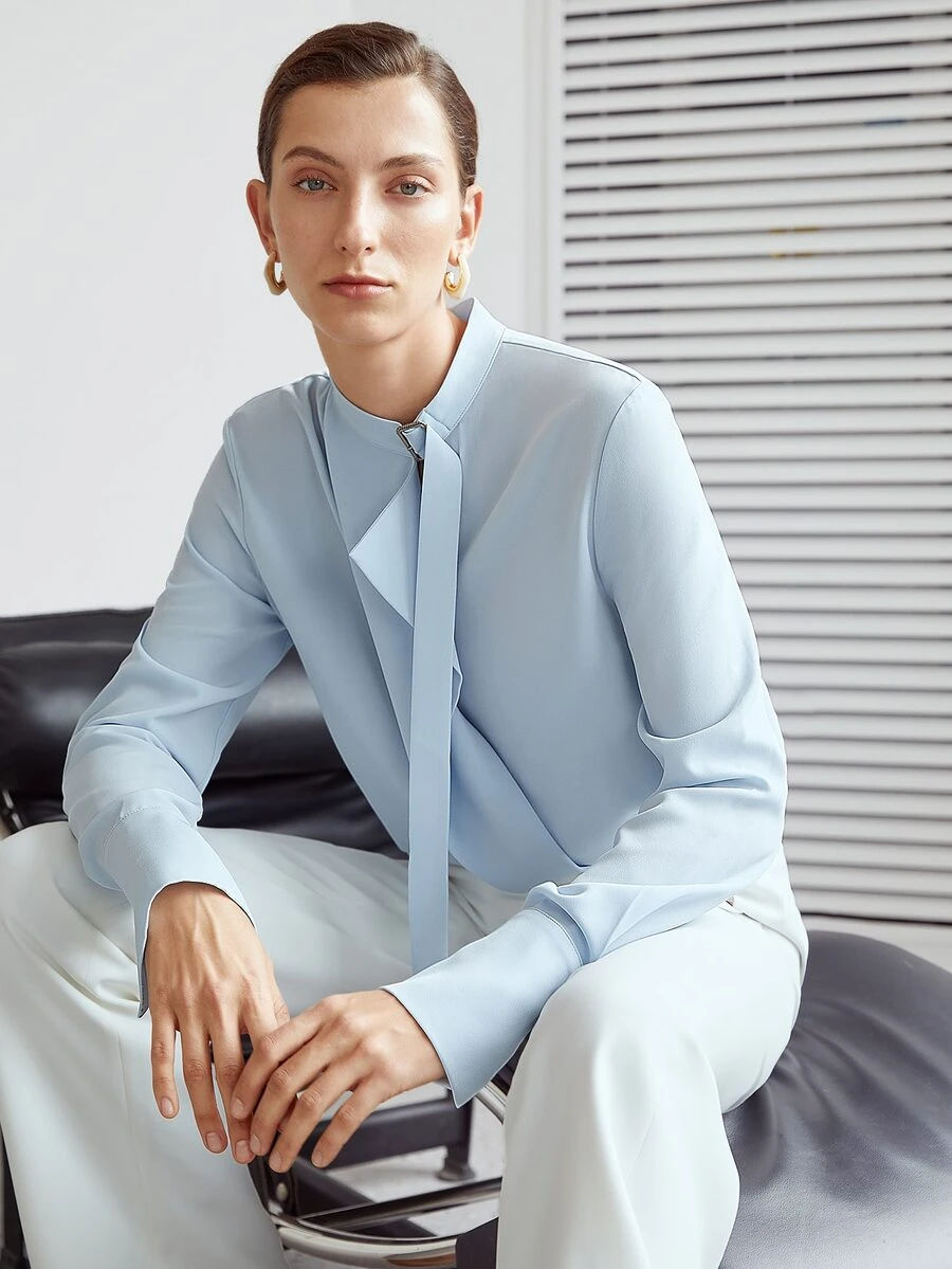 MOTF PREMIUM 帶扣細節襯衫