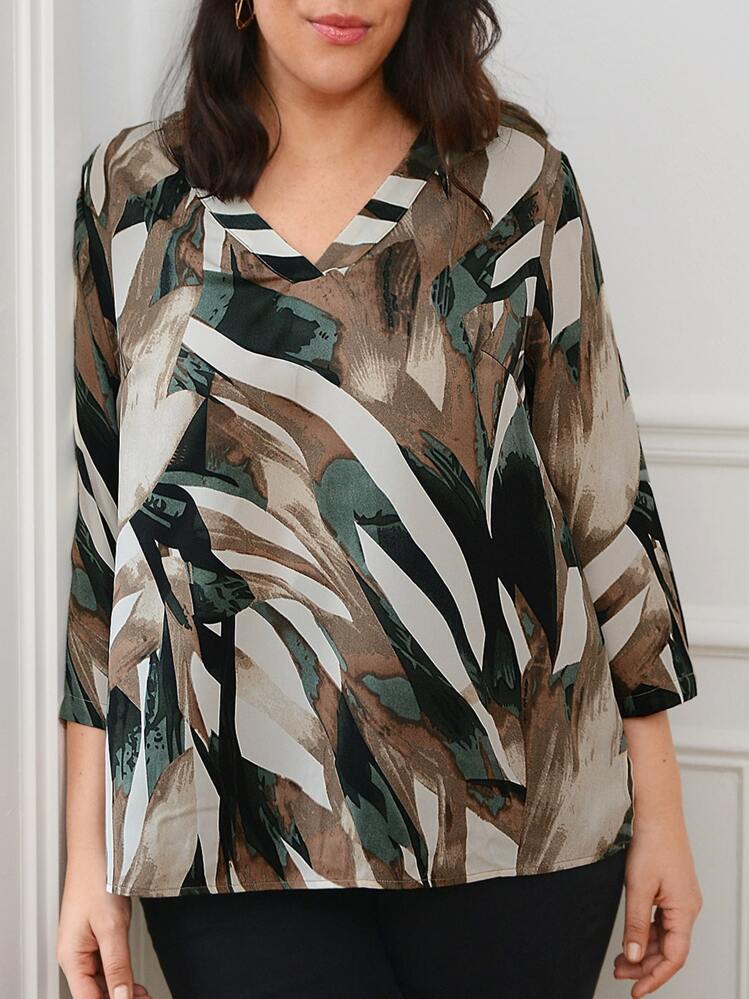 EMERY ROSE Blusa con estampado - Multicolor - Añade 1