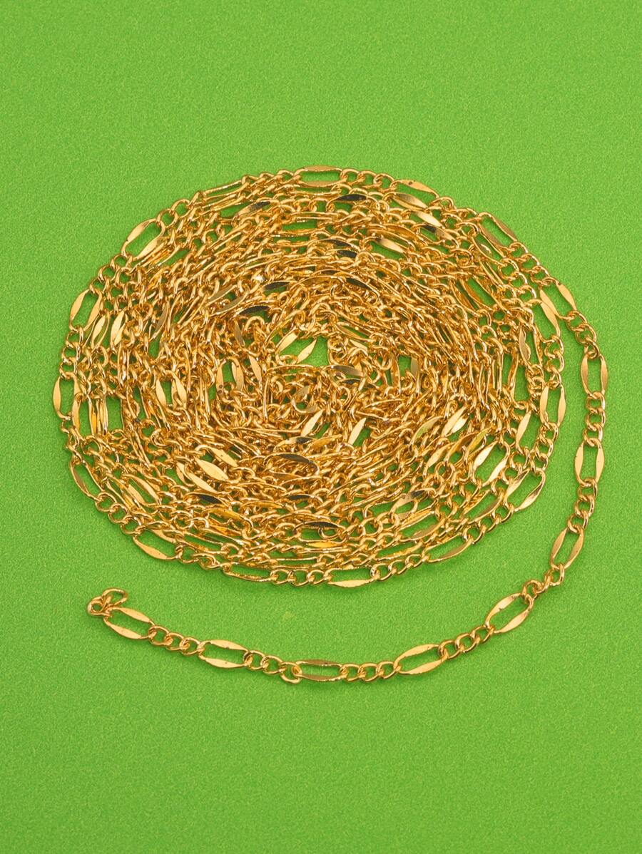 1strand Chain DIY Jewelry Accessory - Yellow Gold - View 1