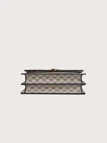 Không thấm nước, nhẹ, phong cách doanh nhân Túi vuông có nắp họa tiết hình học cổ điển dành cho nữ tuổi teen Sinh viên đại học, tân binh và nhân viên văn phòng Hoàn hảo cho văn phòng, đại học, công việc, kinh doanh, đi làm - Nhiều màu - Xem 3