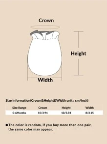 1pair Baby Random Socks & 1pair Gloves - Multicolor - View 7