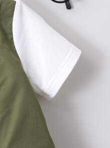 SHEIN Young Boy 2 In 1 Tee & Shorts - Multicolor - View 4