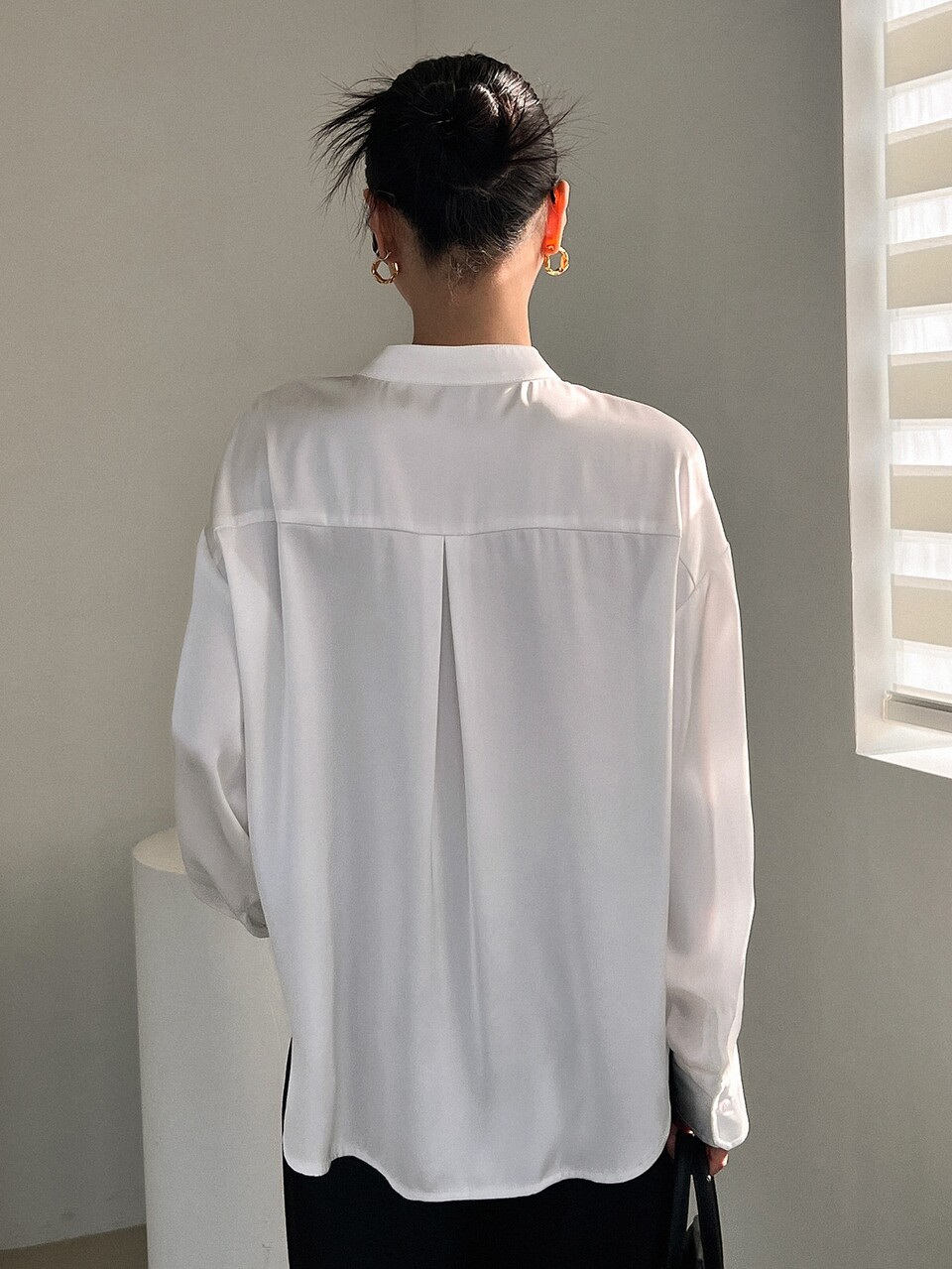 Patched Pocket Drop Shoulder Shirt