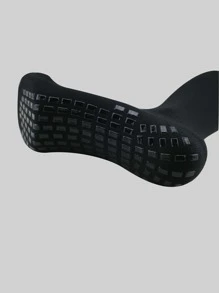 1pair Anti-slip Sports Socks - Black - View 3