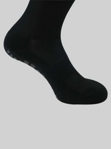 1pair Anti-slip Sports Socks - Black - View 4