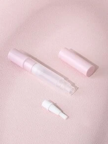 1入組4毫升粉色無氣透明扭紋筆空指甲油筆，帶刷頭，唇彩容器塗抹器生長液管 - 淺粉色 - 查看 4