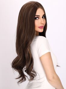 Long Body Wave Synthetic Wig - Rust Brown - View 3