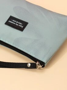 1 件便携式柔软面料化妆包，适用于刷子、口红和其他美容工具化妆包收纳化妆品收纳盒化妆盒 - 橄欖綠 - 查看 5