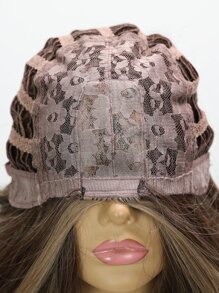 Long Body Wave Synthetic Wig - Rust Brown - View 6