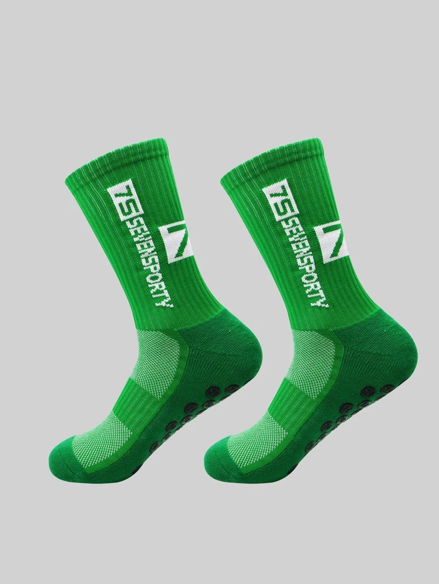 1pair Anti-slip Sports Socks - Multicolor - View 1