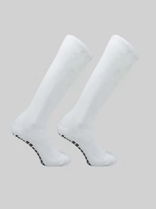 1pair Anti-slip Sports Socks - Black and White - View 2