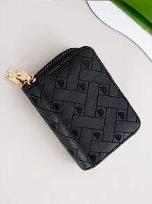 Heart Pattern Card Holder Multi-Card Card Organizer For Storage Credit Cards Lightweight Portable,Credit Card,ID Card White-Collar Workers,For Female,For Women Holiday,For Anniversary,For Birthday Gift Gift, Accessories, Gift - Black - View 5