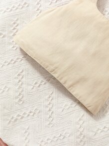 Baby Solid Tank Top & Flare Skirt - Apricot - View 4