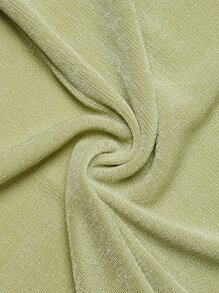 Hauture 腰部鏤空高衩掛脖連衣裙 - 青檸色 - 查看 7