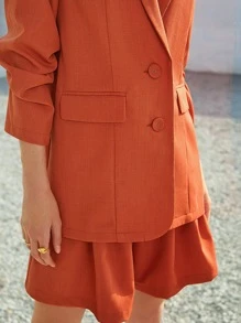 BizChic 西裝領翻蓋細節西裝外套