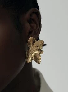 樹葉形狀耳釘