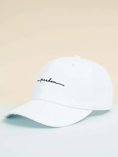 1入Y2K刺繡自由棒球帽，男女皆宜戶外可調式遮陽休閒帽，適用於春秋旅行、海灘假期，男士遮陽帽，綠色