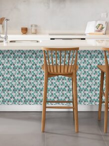 10 miếng dán nhà bếp họa tiết hình học - Nhiều màu - Xem 4