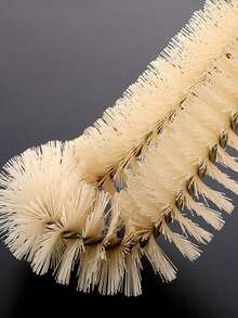 1pc Wooden Long Handle Bottle Cleaning Brush, Kitchen Cleaning Tool - Multicolor - View 6