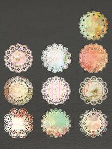 YANJI 20pcs Mixed Pattern Random Decorative Craft Paper - Multicolor - View 5