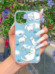 ốp lưng điện thoại in hình mèo - Nhiều màu - Xem 2