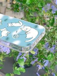 ốp lưng điện thoại in hình mèo - Nhiều màu - Xem 5