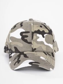 Men Camo Print Baseball Cap - Multicolor - View 1