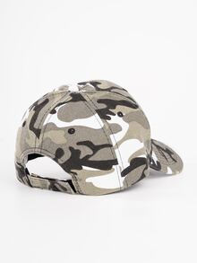 Men Camo Print Baseball Cap - Multicolor - View 2