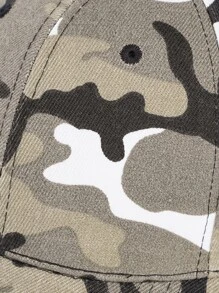 Men Camo Print Baseball Cap - Multicolor - View 4