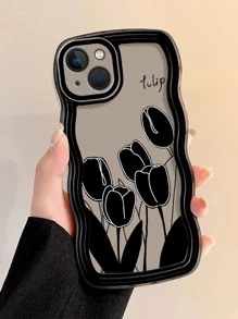 鬱金香圖案手機殼 - 彩色 - 查看 1