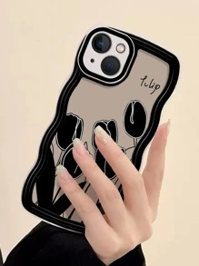 鬱金香圖案手機殼 - 彩色 - 查看 2