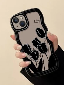 鬱金香圖案手機殼 - 彩色 - 查看 3