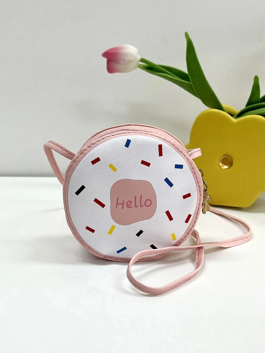 Girls Cartoon Print Novelty Bag - Pink - View 1