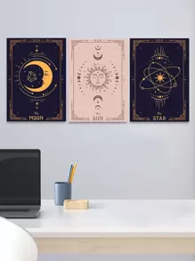 3pcs Mixed Pattern Poster