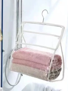 1pc Clear Bathroom Storage Rack - Clear - View 3