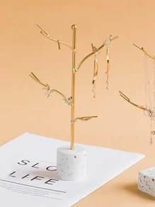 Giá lưu trữ đồ trang sức nhánh cây 1 cái - Vàng - Xem 1