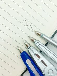 1pc Random Pattern Ballpoint Pen - Multicolor - View 6