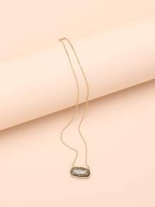 Collar colgante geométrico - Multicolor - Ver 3