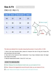 1pc Heart Print Pet Raincoat - Multicolor - View 4