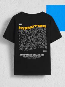 Rainydazed Boys Slogan Graphic Tee - Black - View 1