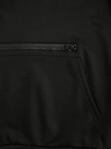 Manfinity Homme Camisetas de hombre ajustadas de manga corta, de verano, de poliéster, de estilo casual y sencillo - Negro - Ver 4