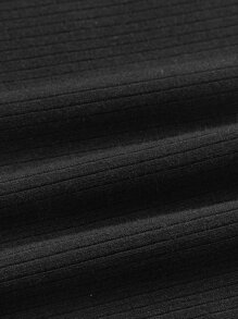 SHEIN MOD Contrast Binding Crop Tank Top