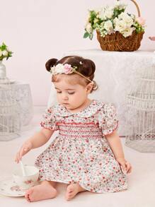 Bebé 3 piezas Banda cabello con diseño de flor - Multicolor - Ver 5