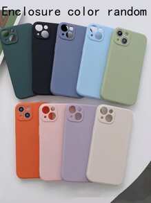 2pcs Solid Phone Case - Multicolor - View 3