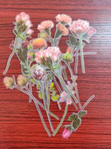 30 miếng dán hoa văn - Nhiều màu - Xem 3