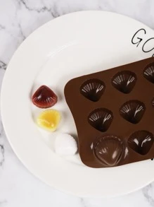 1pc Silicone Chocolate Mold - Coffee Brown - View 4