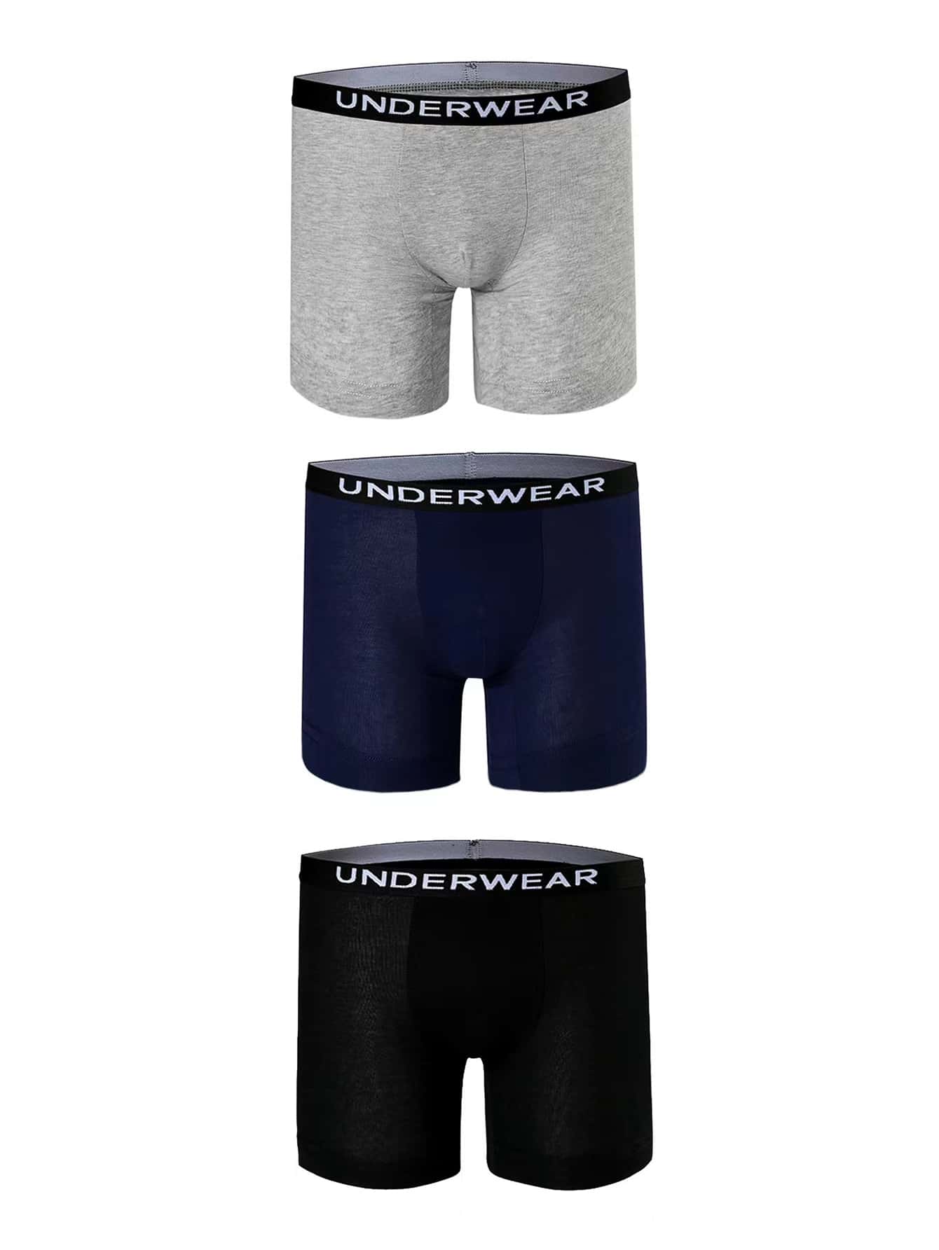 Boys 3pcs Tape Waist Boxer Brief - Multicolor - View 1