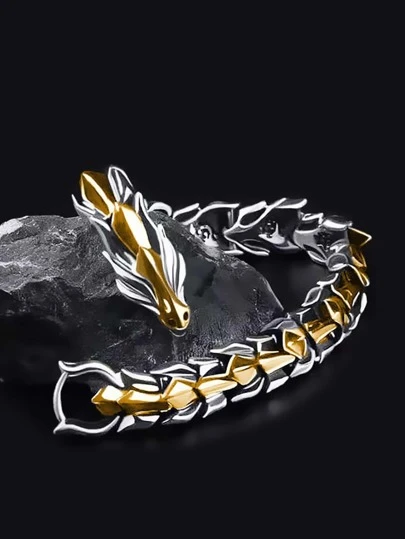 男士龍裝飾手環