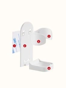 1 pieza Titular de la maquinilla de afeitar montado en la pared eléctrico